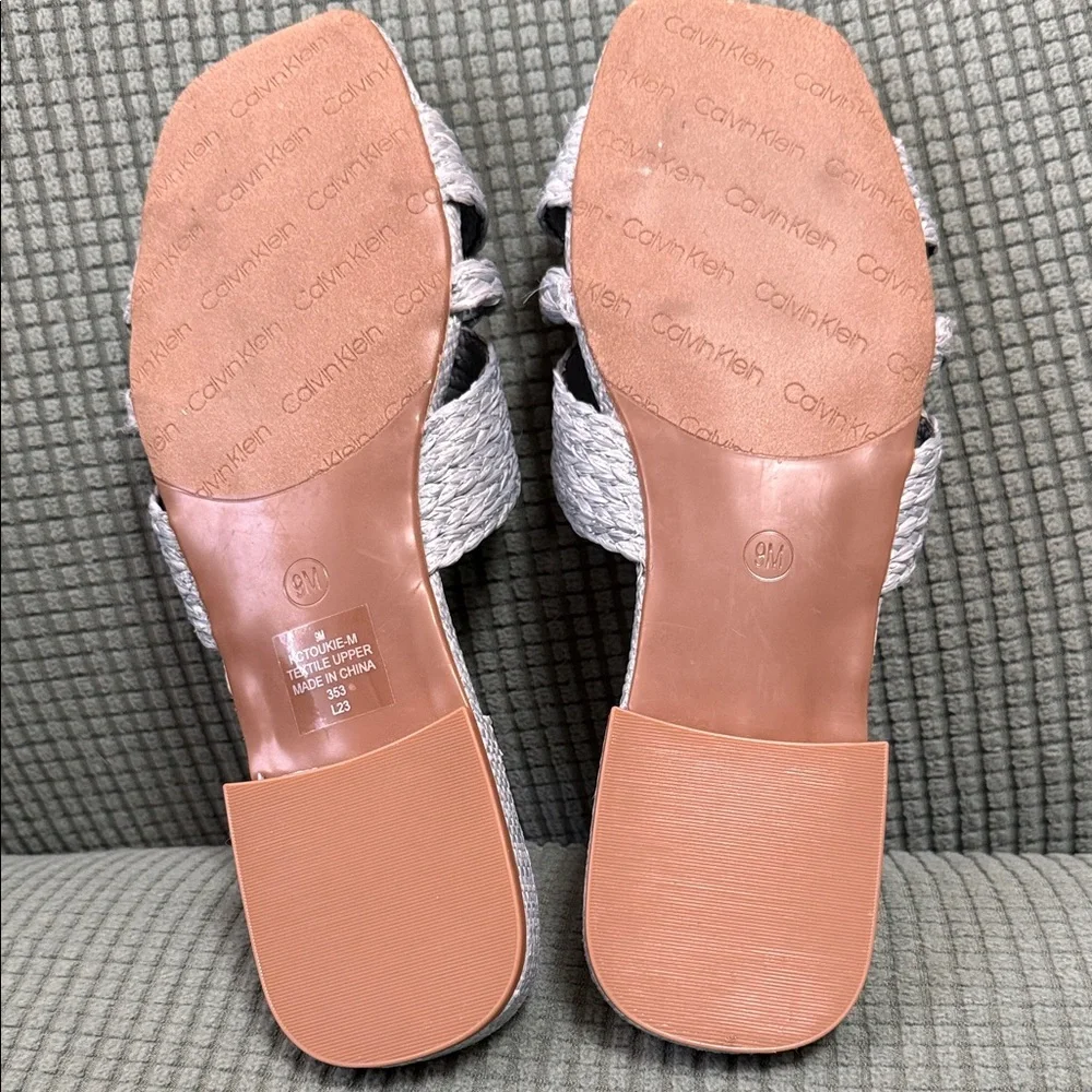 Calvin Klein Women's Light Blue Sandals Size 9 New